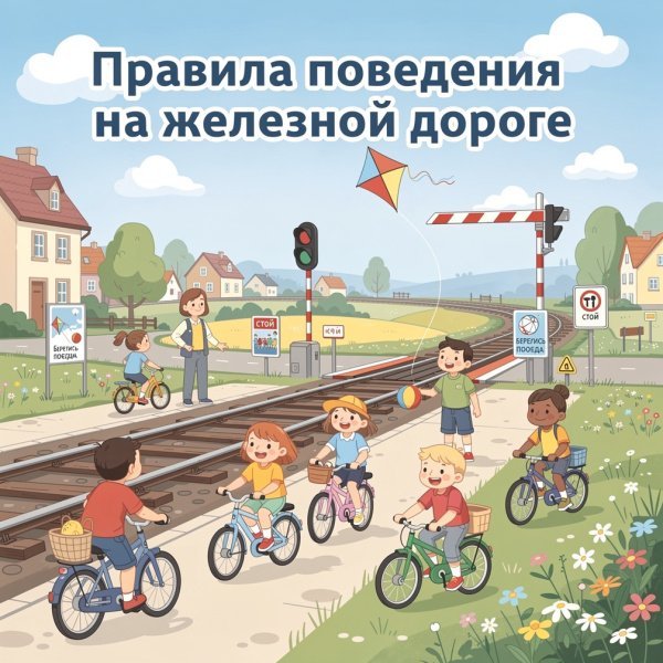 Памятка правила поведения на железной дороге